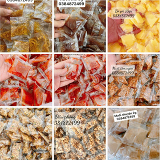 Gia vị ăn kèm bánh tráng, trái cây bịch bé