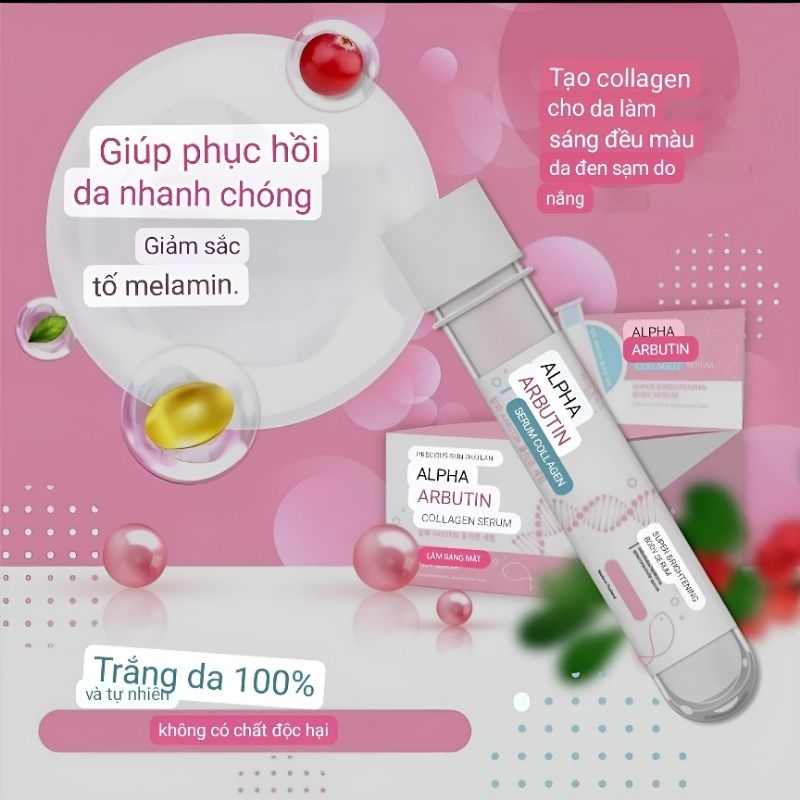 Serum Ống Kích Trắng Body Alpha Arbutin Thái Lan