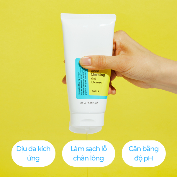 Sữa rửa mặt COSRX Good Morning Low pH Cleanser 150ml chiết xuất tràm trà độ pH thấp