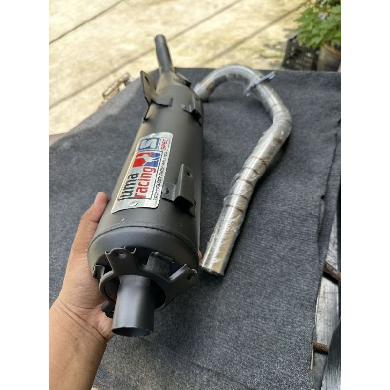 Pô UMA Exciter 150 1.1 Móc PXl họng 32 kèm cổ INOX tíc sâu