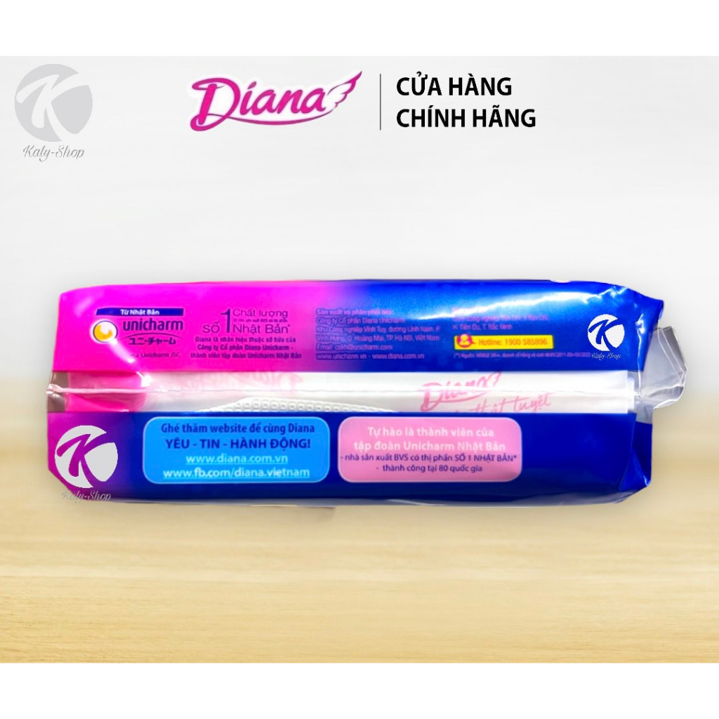 Combo 6 Gói Băng Vệ Sinh Diana Siêu Thấm Super Ultra Slim Mỏng 0.1 cm