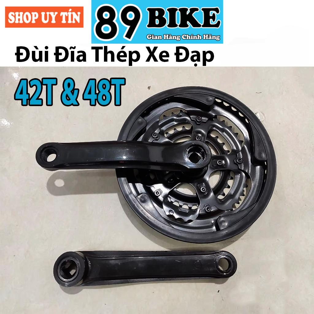 Đùi Đĩa Thép 3 Tầng Siêu Rẻ Siêu Bền 28-42T / 28-48T