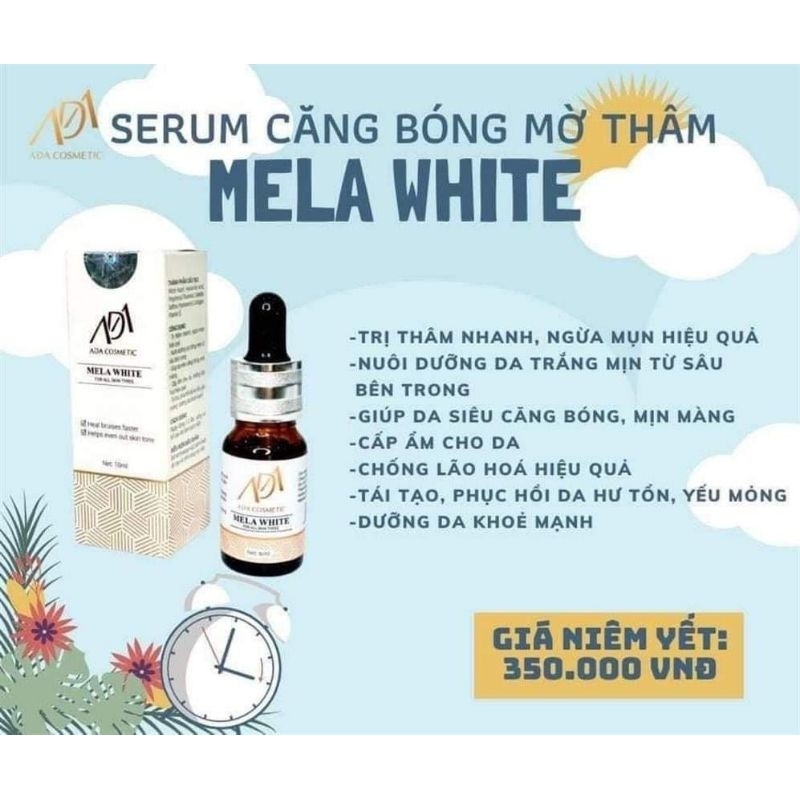 Serum căng bóng Melawhite ADA Group_kèm quà