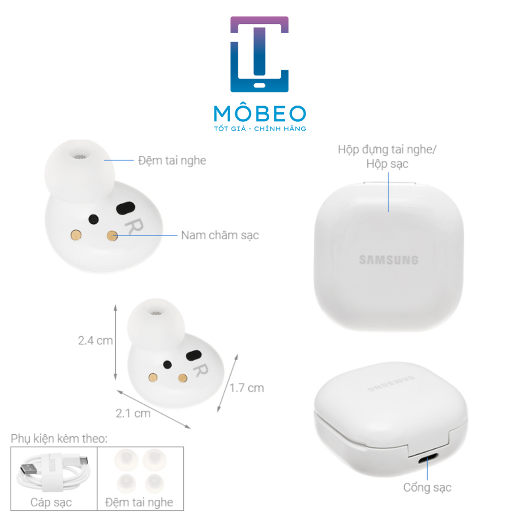 Tai nghe Samsung Galaxy Buds 2 - CHÍNH HÃNG - NEW SEAL
