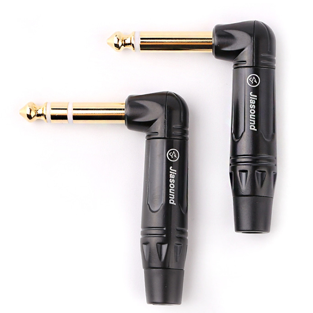 Jack 6 Ly Góc Vuông Chính Hãng Jiasound Chất Lượng Cao - Jack 6.5mm mono - Stereo connector