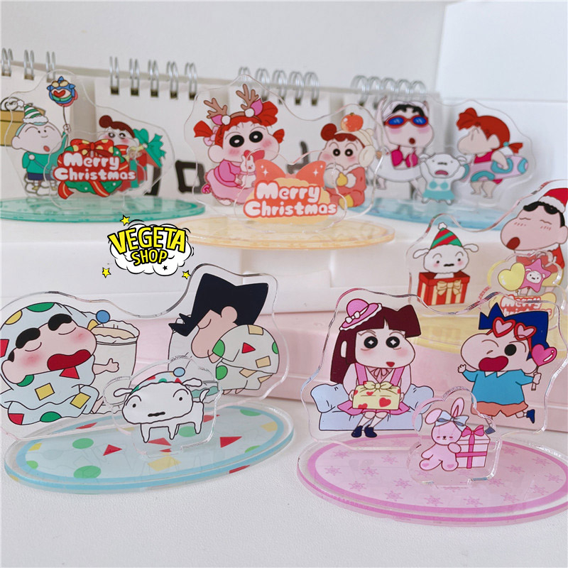 Mô Hình Tượng Standee Acrylic Mica Shin cậu bé bút chì - Nohara Shinnosuke Kazama Toru Sakurada Nene Sato Masao Bo
