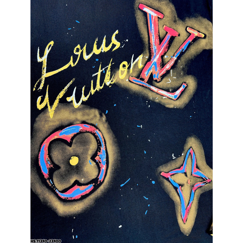 Áo Phông Nam Lờ Vê In Logo Loang Siêu Đẹp - Áo Thun Lờ Vê Nam Nữ Chất Cotton Siêu Đẹp Đẳng Cấp 2023