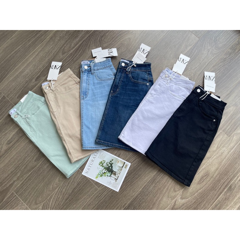 Chân váy jeans vnxk