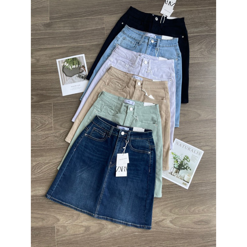 Chân váy jeans vnxk
