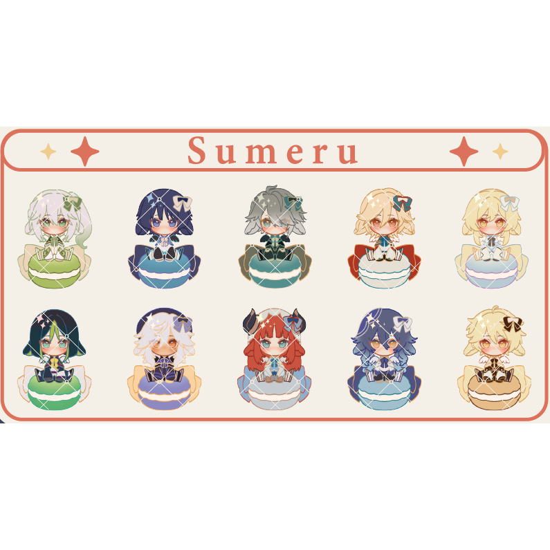 - Series Cotton Puff Macaron