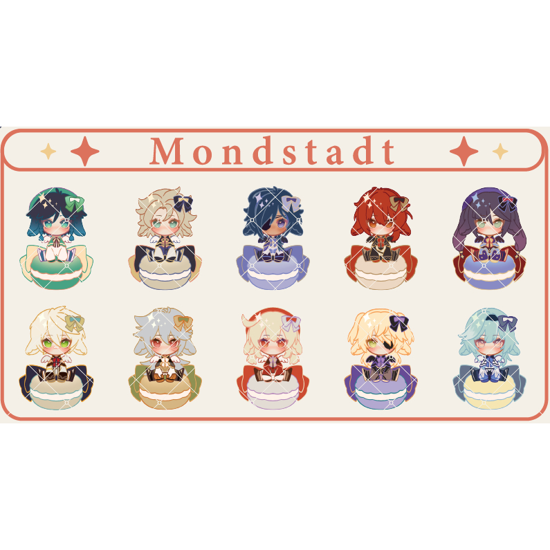 - Series Cotton Puff Macaron