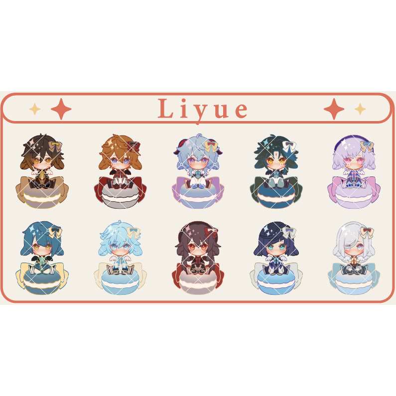 - Series Cotton Puff Macaron