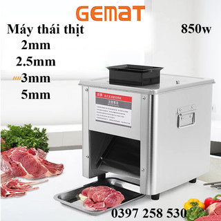 Máy thái thịt tươi sống hd85 1 cửa dao chuyên cắt thịt bò công xuất 750w 2.0mm 2.5mm 3.5mm 5.0mm - 20mm dễ dàng vệ sinh