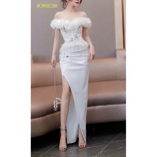 ❤ĐẦM BODY DÚN TRỄ VAI 💐💐 390k