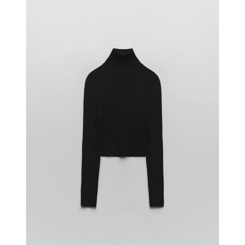 Áo len croptop Zara nữ