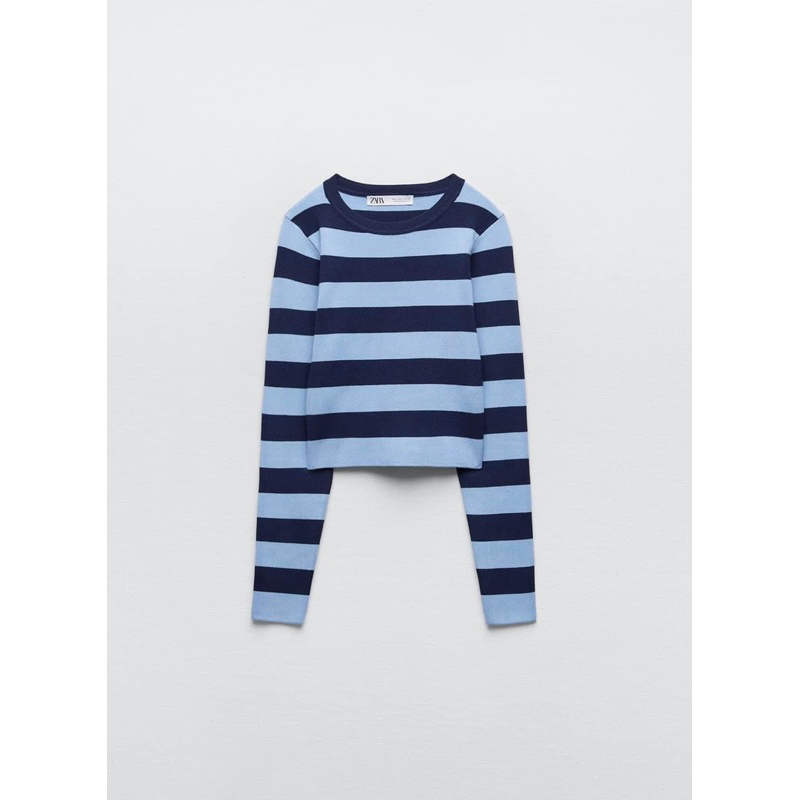 Áo len croptop Zara nữ