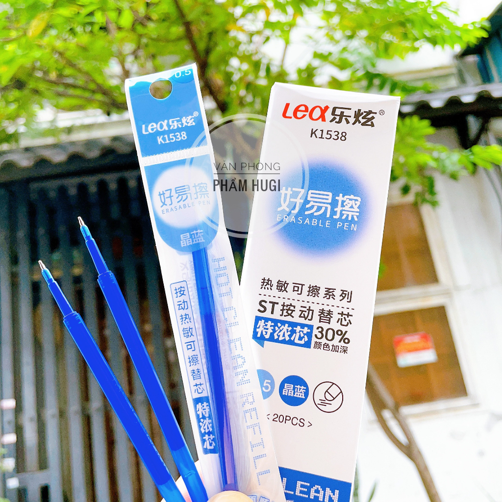 Hộp 12 Cây Bút Gel Đầu Bấm Tẩy Xóa Được  nhiều mẫu dễ thương