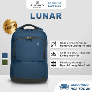 Balo Laptop Nam Nữ TUCANO LUNAR 15.6 Inch - Thiết Kế Kháng Sốc Bảo Vệ Thiết Bị, Bền Đẹp, Kháng Nước Tốt