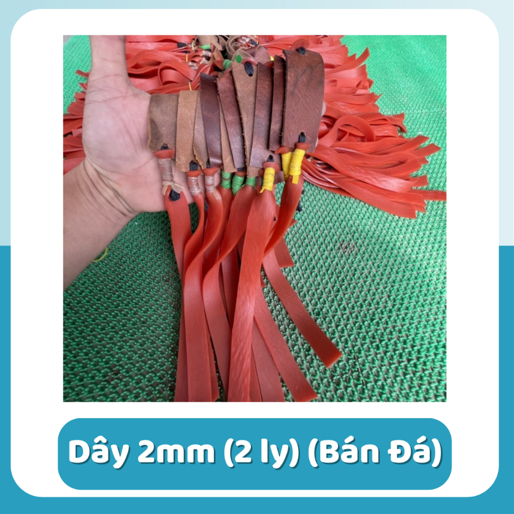 [10 Tặng 1] Dây Thun Độ Dầy 2mm (2 ly) dài 25cm cho NCS