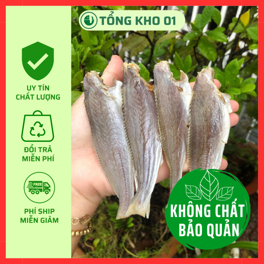 (GIÁ GỐC) 1kg Khô cá đù 3 nắng nhà làm, không chất bảo quản, hàng mới hàng ngày, giá không qua trung gian