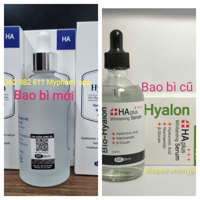 HA PLUS Whitening SERUM  - SERUM CẤP ẨM, TRẮNG SÁNG DA