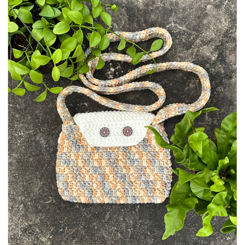 TÚI LEN ĐEO CHÉO HANDMADE VINTAGE