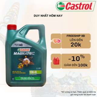 Dầu nhớt ô tô Castrol Magnatec 10w40 can 4L chính hãng