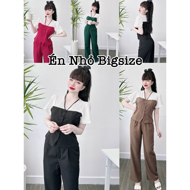 Set Bigsize Nữ - Set Quần Áo Bigsize Nữ Xinh Đẹp Sang Chảnh 50-90kg