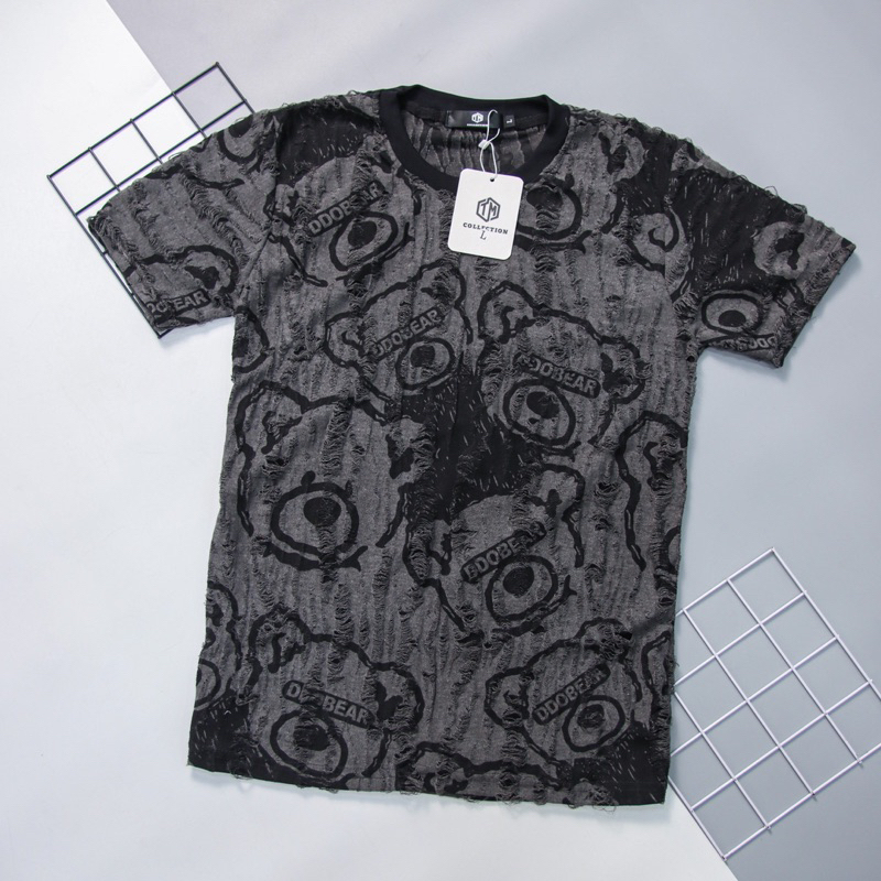 ÁO THUN COTTON NAM NỮ  MẪU GẤU CUTE CTTN