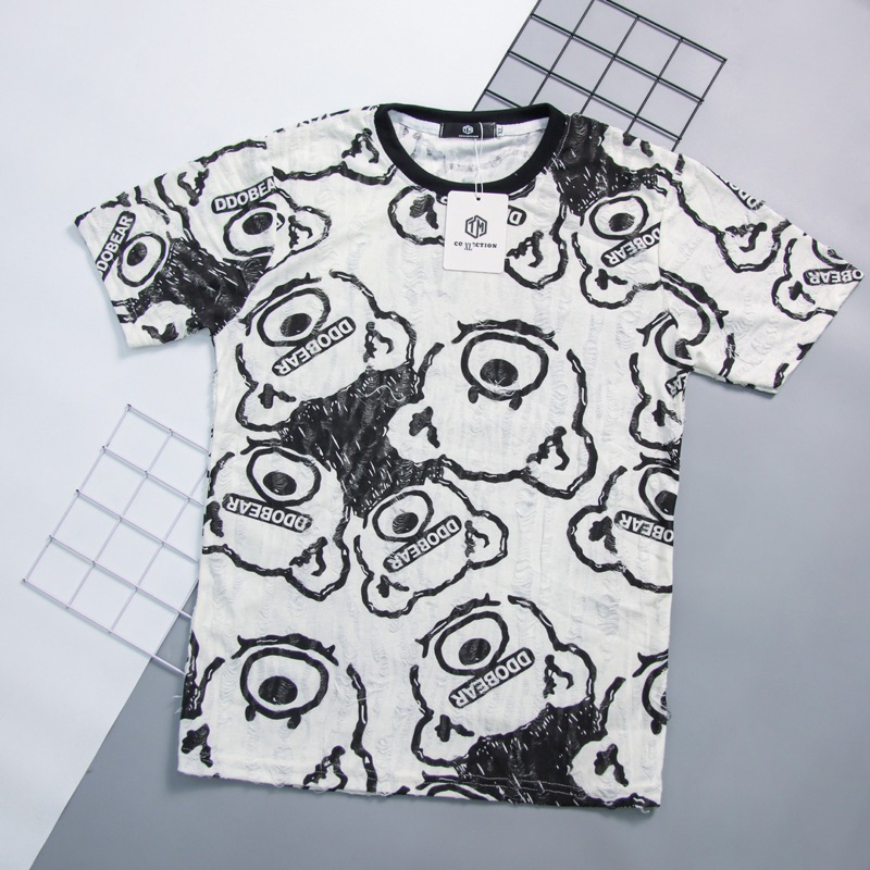 ÁO THUN COTTON NAM NỮ  MẪU GẤU CUTE CTTN