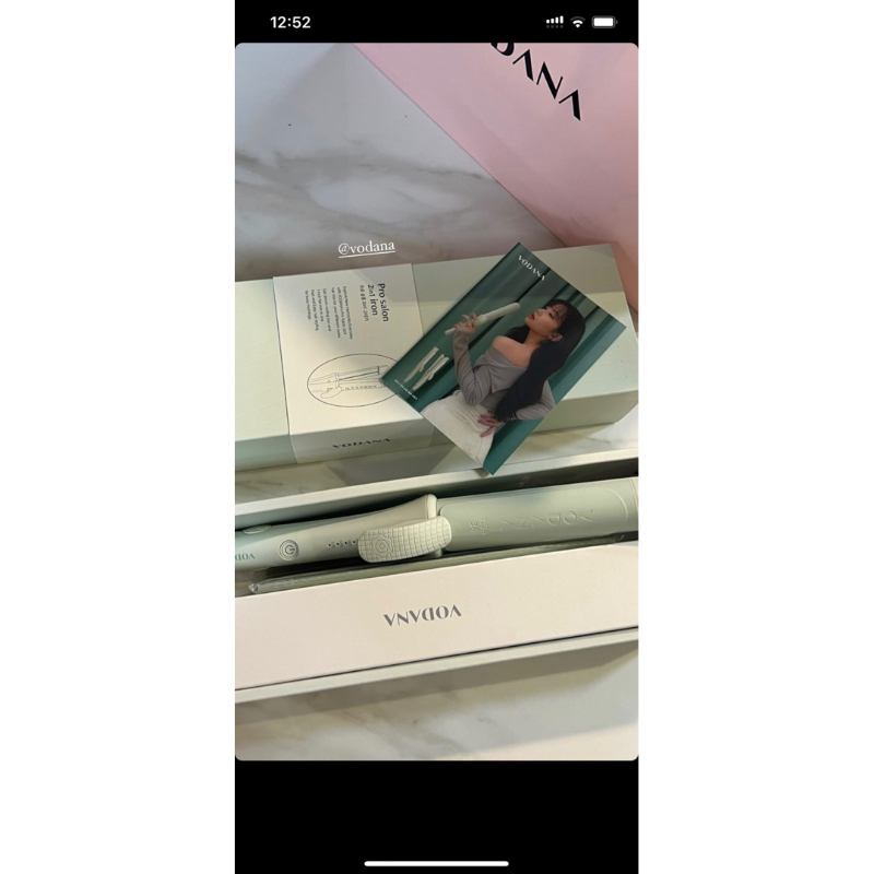 máy làm tóc đa năng Vodana Pro Salon 2 in 1 vừa uốn và duỗi trong cùng 1 máy