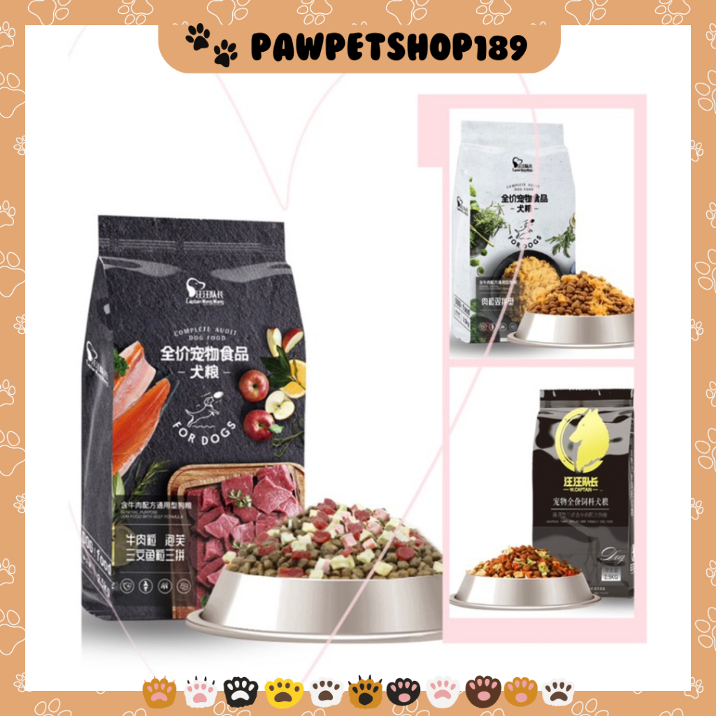 HẠT W.CAPTAIN MIX CHO CÚN🐶PET PAW SHOP🐱FREE SHIP🌟SHIP HOẢ TỐC HÀ NỘI 🚀