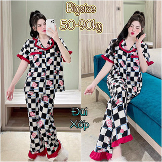 Đồ Bộ Bigsize Đũi Cao Cấp - Đũi Xốp