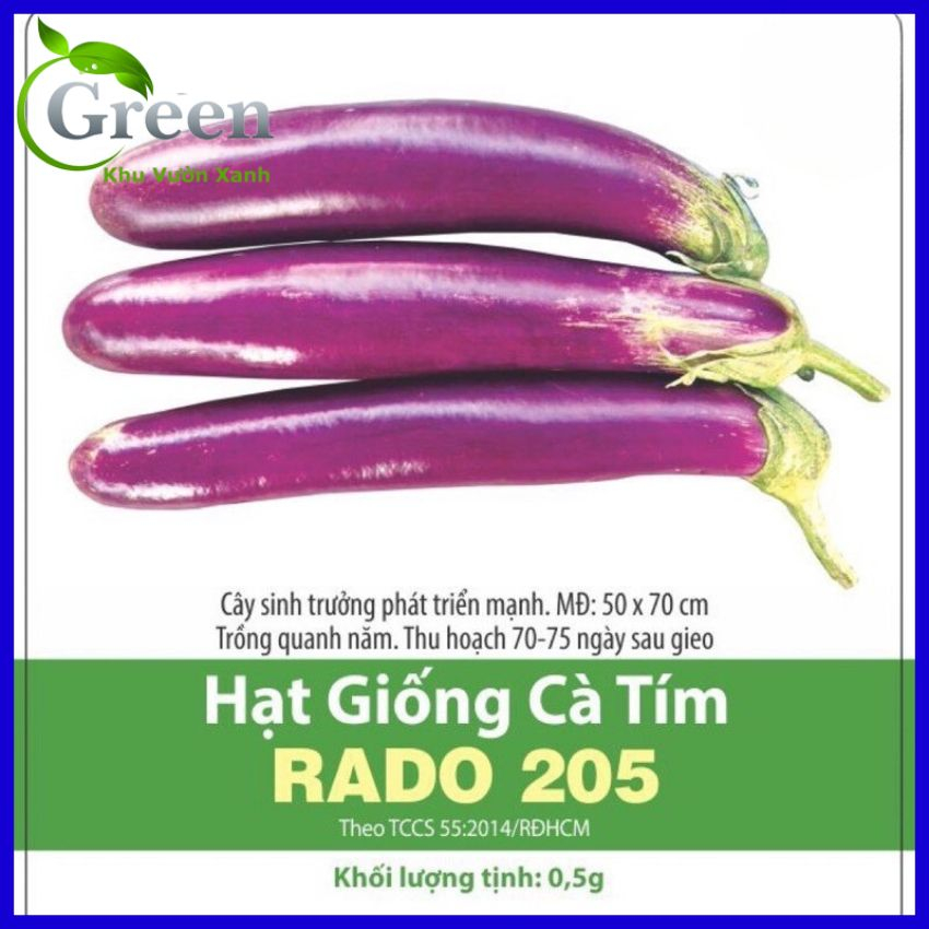 Hạt Giống Cà Tím Trái Dài Trồng Quanh Năm