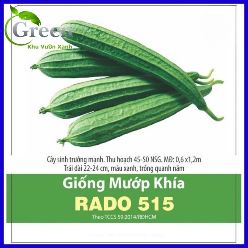 Hạt Giống Mướp Khía Sai Trái Trồng Quanh Năm
