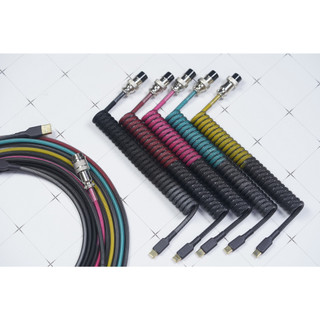 Dây cáp custom cho bàn phím cơ 49Fzone Custom Cable USB - Gradient .ver