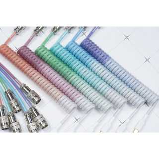 Dây cáp custom cho bàn phím cơ 49Fzone Custom Cable USB - Gradient .ver
