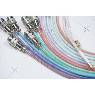 Dây cáp custom cho bàn phím cơ 49Fzone Custom Cable USB - Gradient .ver