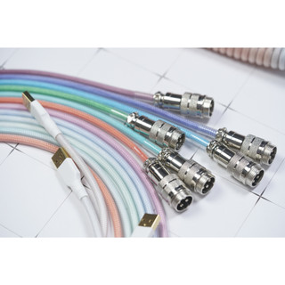 Dây cáp custom cho bàn phím cơ 49Fzone Custom Cable USB - Gradient .ver