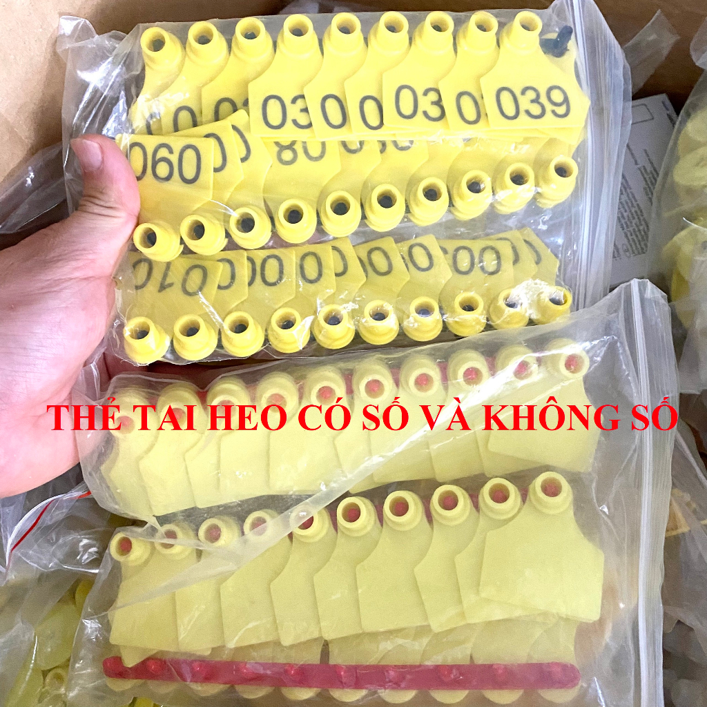 Thẻ Tai Heo, Thẻ Tai Bò, Dê Có Số Và Không Số Loại thường và Allfelex