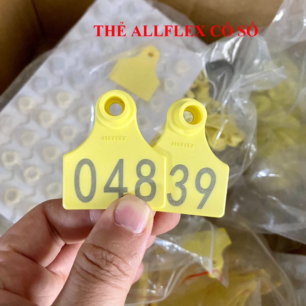 Thẻ Tai Heo, Thẻ Tai Bò, Dê Có Số Và Không Số Loại thường và Allfelex