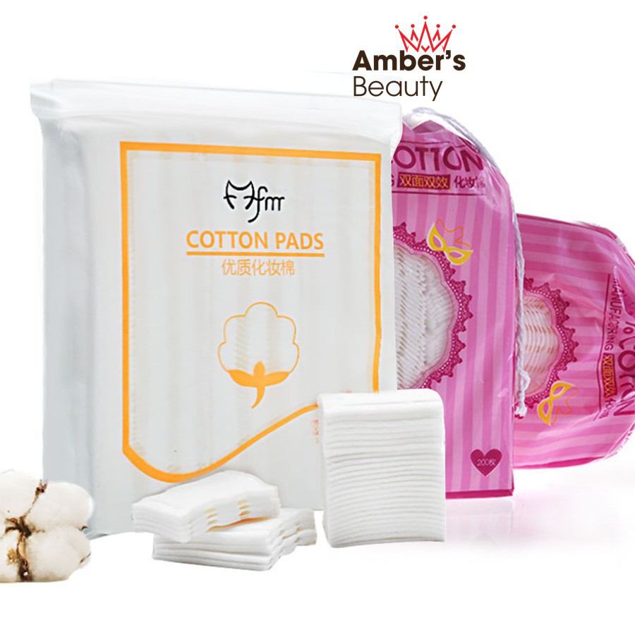 Bông tẩy trang 222 miếng 3 lớp FM Cotton Pads 222 miếng nội địa Trung Hàng Đẹp