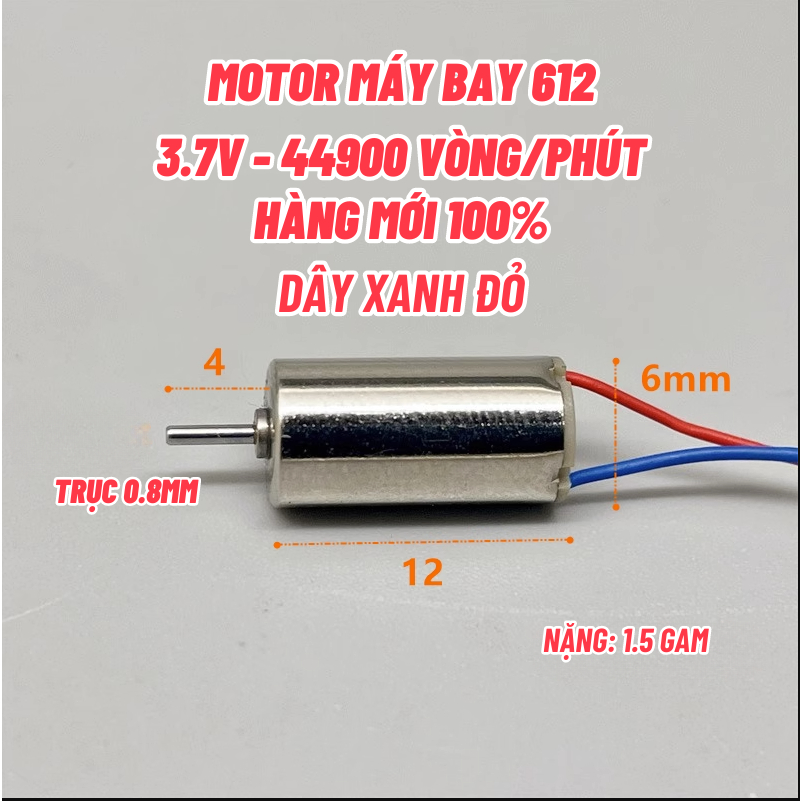 Motor máy bay mini motor coreless hàng mới 100% 3V 3.7V 4.2V đủ loại 620 615 720 820 8520
