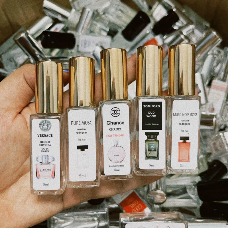 Nước Hoa Tinh Dầu 5ml mùi Hiệu