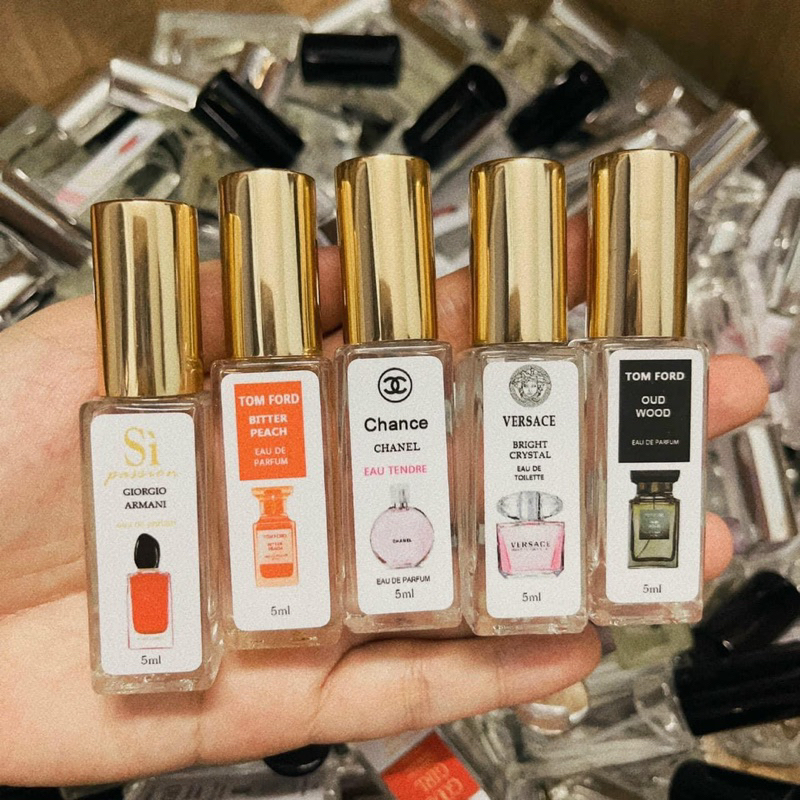 Nước Hoa Tinh Dầu 5ml mùi Hiệu