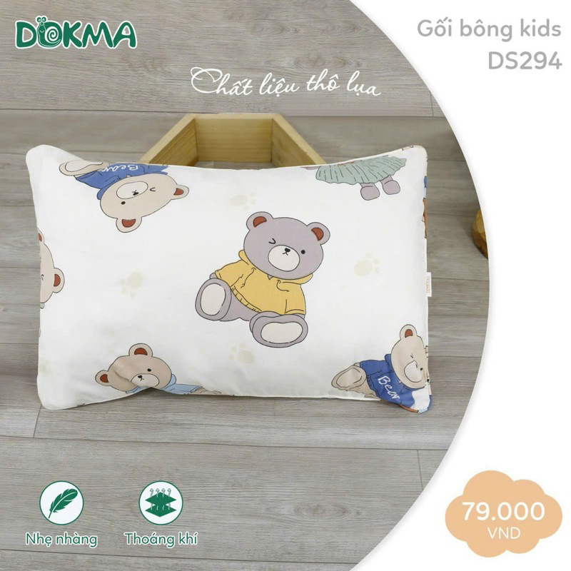 Gối bông Kids Dokma kích thước 28x40cm