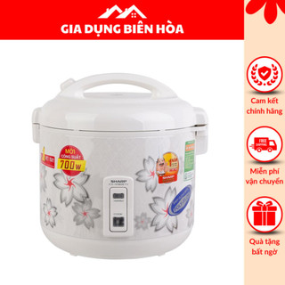 Nồi cơm điện sharp 1.8 lít ks-n182etv và ks-n191etv - hàng trưng bày mới 99% - bảo hành 12 tháng
