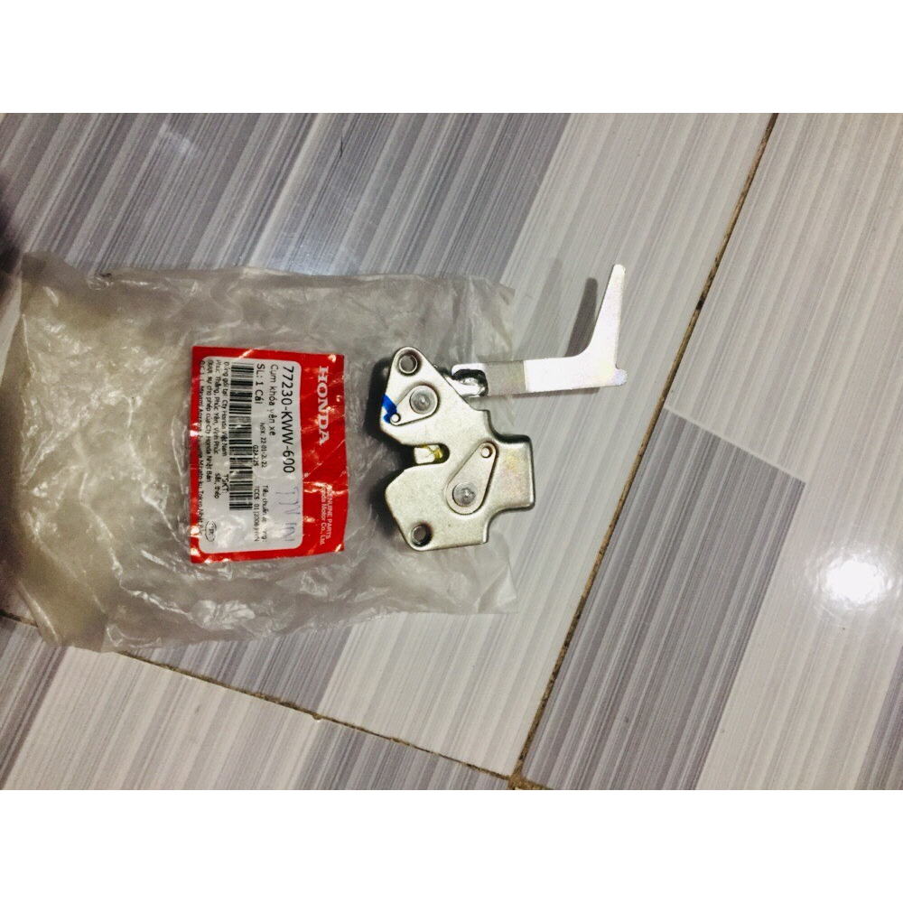 Cụm khóa yên xe  HONDA WAVE S110, RSX110. 77230KWW600