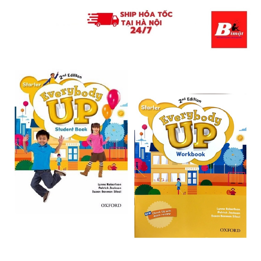 Sách- (Trọn bộ 2 cuốn) Everybody Up Starter - 2nd Edition (SB + WB)