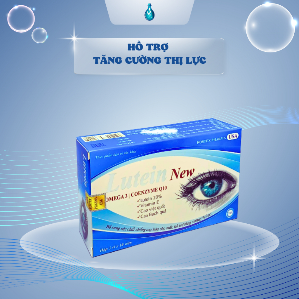 Viên uống LUTEIN NEW - bổ mắt tăng cường thị lực, 30 viên
